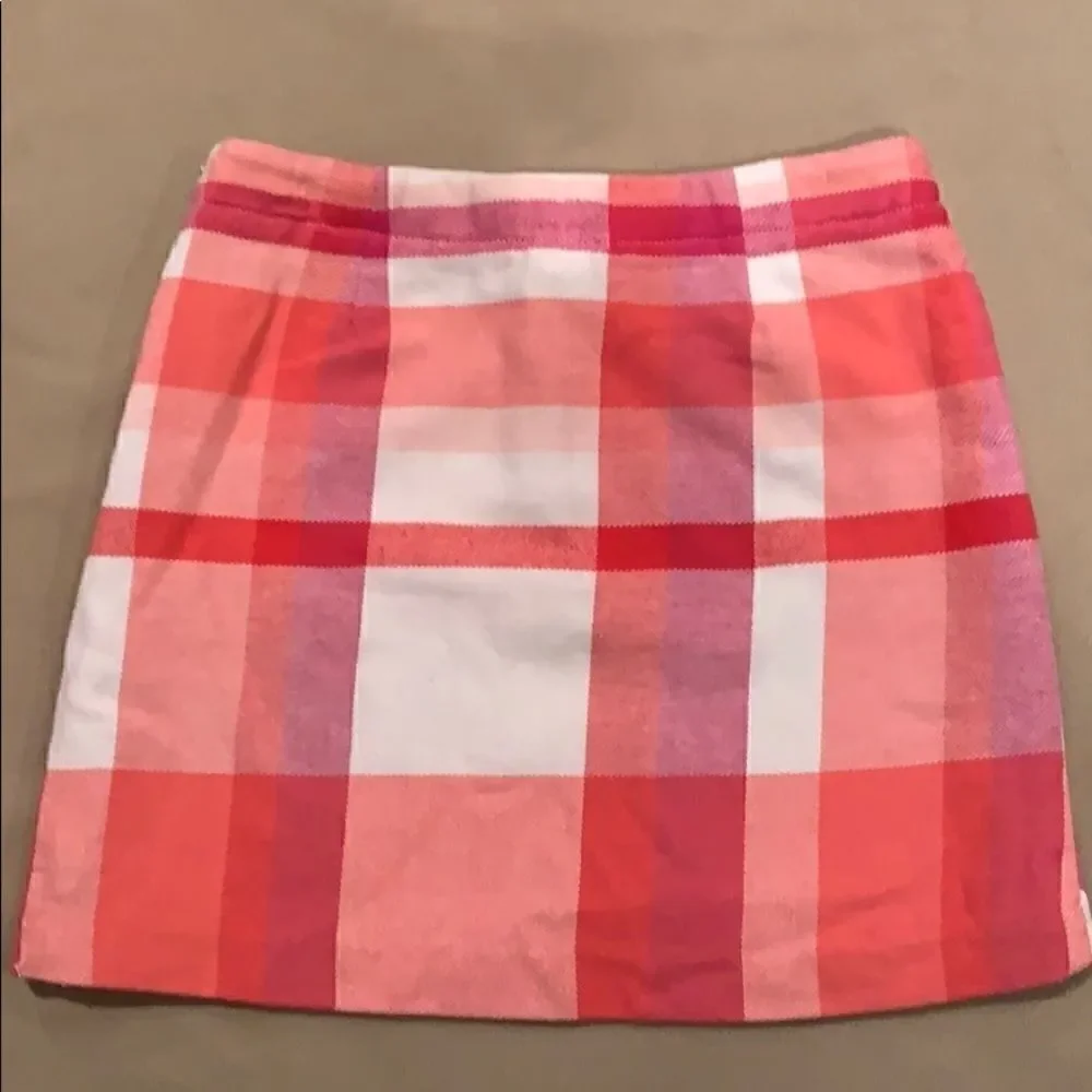 Pink and White Plaid Skirt - Gymboree